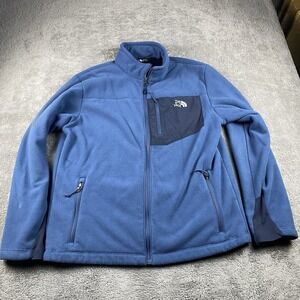 The North Face Fleece Full Zip Jacket Mens Large Blue